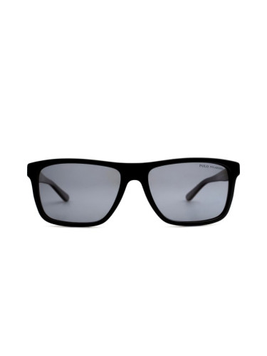 Polo Ralph Lauren 0PH 4153 566881 58 - правоъгълна слънчеви очила, мъжки, черни, поляризирани