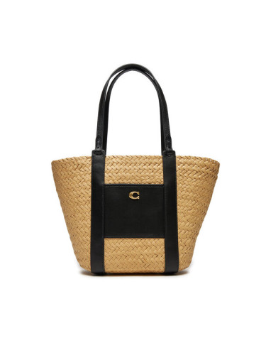 Coach Дамска чанта Straw Tote CQ788 B4/NA Бежов