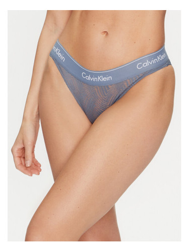 Calvin Klein Underwear Класически дамски бикини 000QF7712E Син
