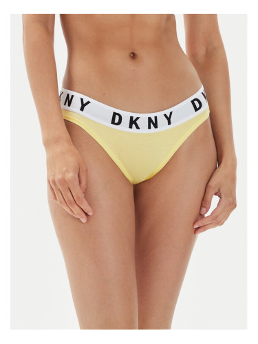 DKNY Класически дамски бикини DK4513 Жълт