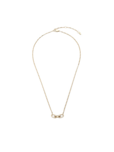 Fossil Колие JF04523710 Златист