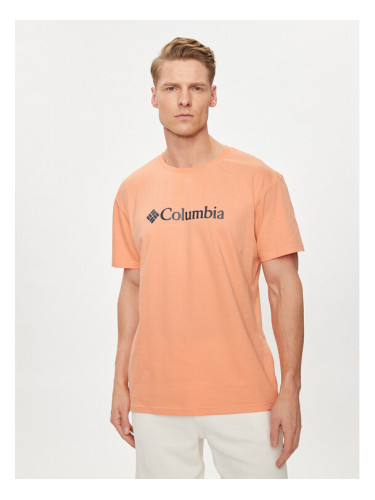 Columbia Тишърт CSC Basic Logo™ Short Sleeve 1680053 Оранжев Regular Fit