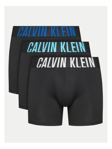 Calvin Klein Underwear Комплект 3 чифта боксерки 000NB3609A Черен