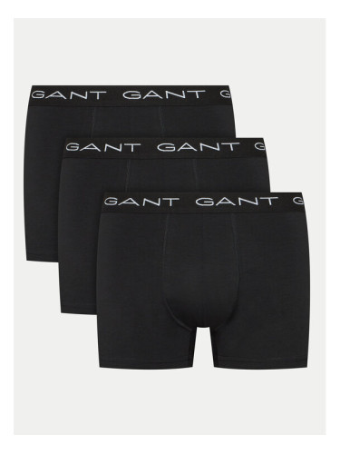 Gant Комплект 3 чифта боксерки 900013003 Черен