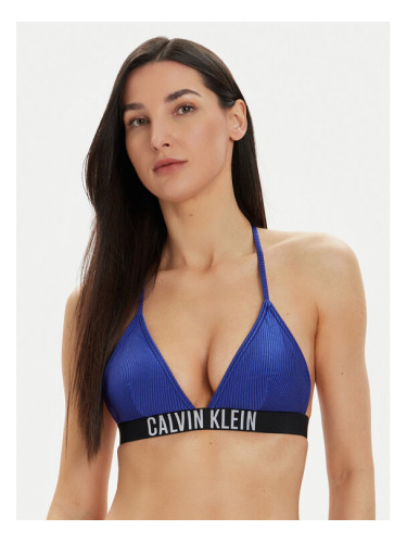 Calvin Klein Swimwear Горнище на бански KW0KW02387 Тъмносин
