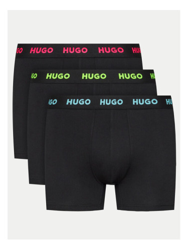 Hugo Комплект 3 чифта боксерки 50503079 Черен