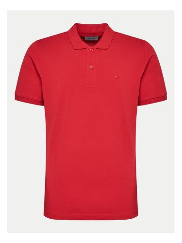 Pierre Cardin Тениска с яка и копчета C5 20904/000/2060 Червен Regular Fit
