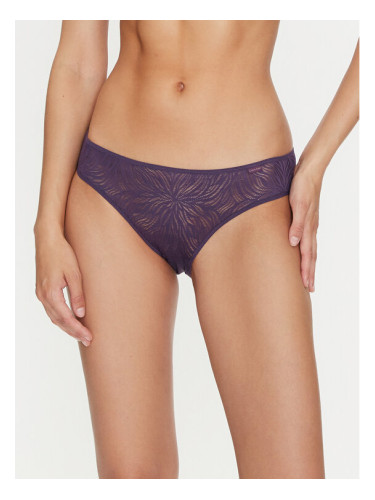 Calvin Klein Underwear Класически дамски бикини 000QF6879E Виолетов