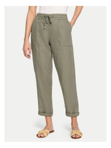 Olsen Текстилни панталони 14002162 Зелен Regular Fit