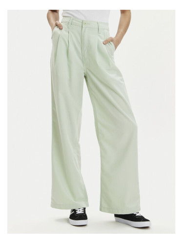 Vans Текстилни панталони Alder Relaxed Pleated Pant VN000GA0 Зелен Relaxed Fit