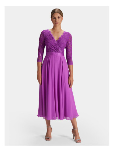 Swing Коктейлна рокля 5AE01600 Виолетов Regular Fit