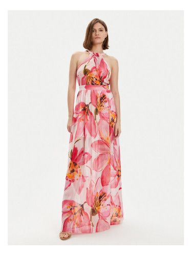 Gaudi Лятна рокля 411FD15036 Розов Regular Fit