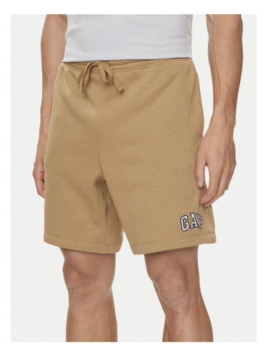 Gap Спортни шорти 866764-00 Каки Regular Fit