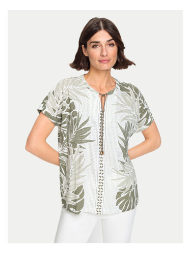 Olsen Блуза 11104818 Зелен Regular Fit