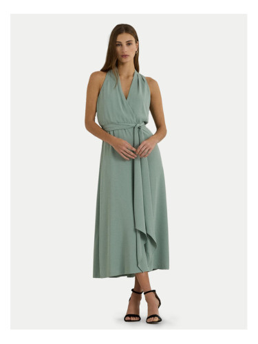 Lauren Ralph Lauren Коктейлна рокля 253911848003 Зелен Regular Fit