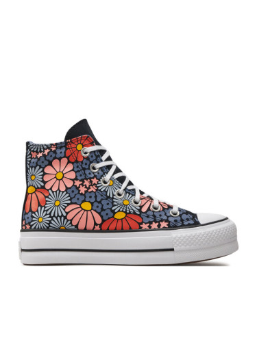 Converse Кецове Chuck Taylor All Star Lift Platform Floral A08112C Цветен