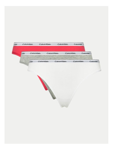 Calvin Klein Underwear Комплект 3 чифта класически бикини 000QD5207E Цветен