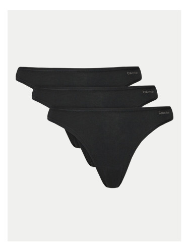 Calvin Klein Underwear Комплект 3 чифта прашки 000QD5217E Черен