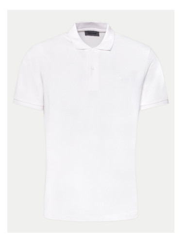 Pierre Cardin Тениска с яка и копчета C5 20904.2060 Бял Regular Fit