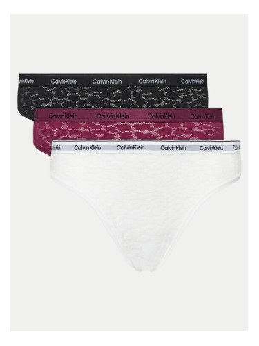 Calvin Klein Underwear Комплект 3 чифта бикини бразилиана 000QD5225E Цветен