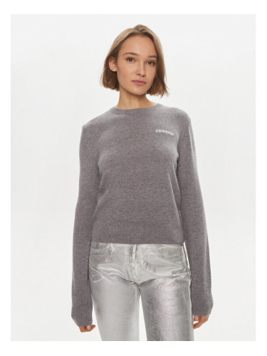 2NDDAY Пуловер Lance 2000340408 Сив Regular Fit