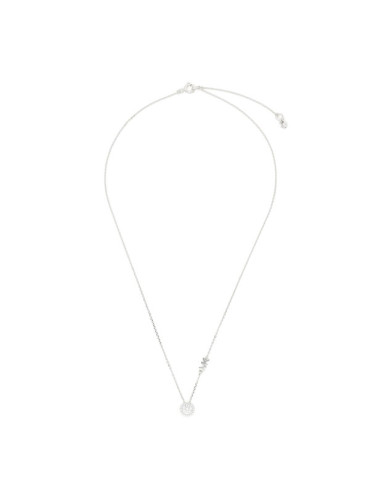 Michael Kors Колие Pave Halo Necklace MKC1208AN040 Сребрист