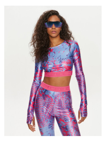 Versace Jeans Couture Блуза 76HAH218 Цветен Slim Fit