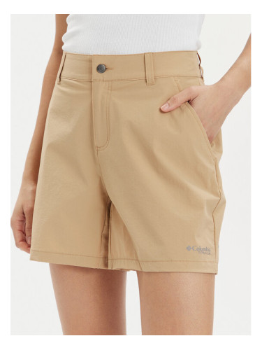 Columbia Спортни шорти Summit Valley™ Short 2072494 Бежов Active Fit