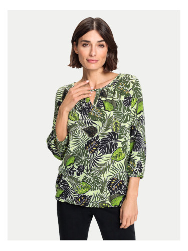 Olsen Блуза 11104793 Зелен Regular Fit