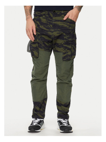 G-Star Raw Текстилни панталони 3D Cargo 2.0 D24308-D386-G393 Зелен Tapered Fit