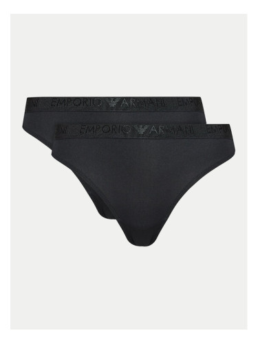 Emporio Armani Underwear Комплект 2 чифта прашки 163333 4R235 00020 Черен