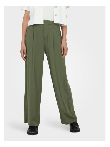 ONLY Текстилни панталони Nova 15306567 Зелен Regular Fit
