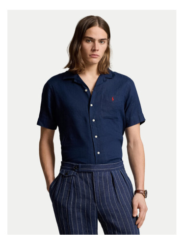 Polo Ralph Lauren Риза 710938425006 Тъмносин Classic Fit