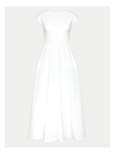 Deha Лятна рокля D02227 Бял Regular Fit