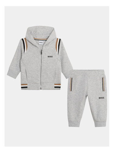 Boss Анцуг J50630 M Сив Regular Fit