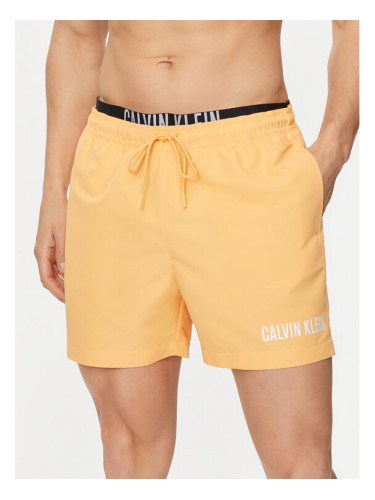 Calvin Klein Swimwear Плувни шорти KM0KM00992 Оранжев Regular Fit