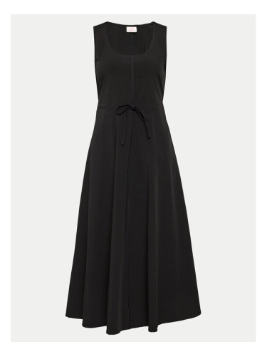 Deha Лятна рокля D02677 Черен Regular Fit