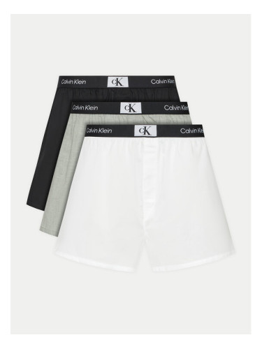 Calvin Klein Underwear Комплект 3 чифта боксерки 000NB3412A Цветен