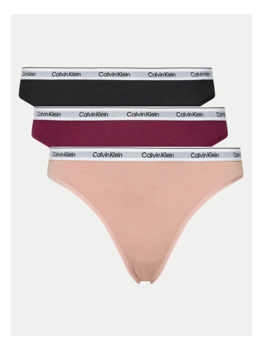 Calvin Klein Underwear Комплект 3 чифта класически бикини 000QD5207E Цветен