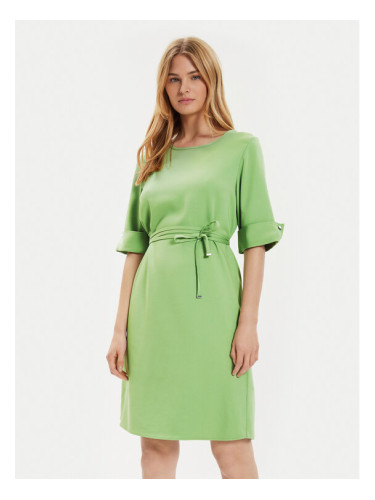 Boss Ежедневна рокля Drimie1 50519434 Зелен Regular Fit
