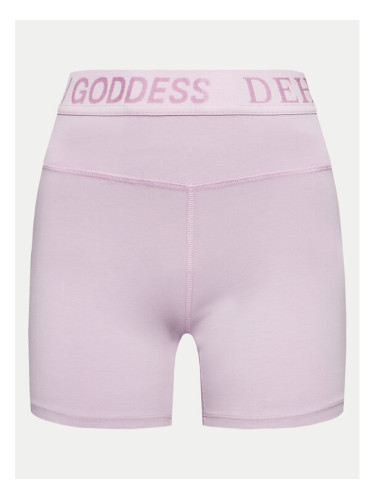 Deha Спортни шорти A00115 Виолетов Skinny Fit