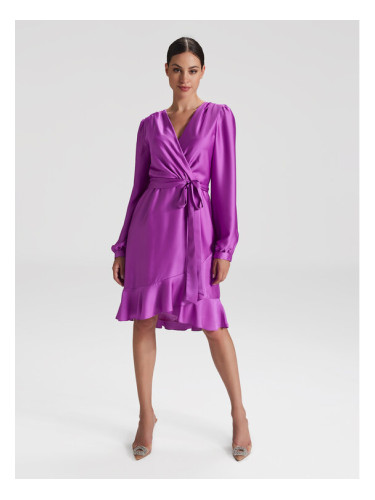 Swing Коктейлна рокля 5AG06500 Виолетов Regular Fit