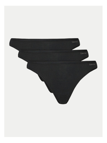 Calvin Klein Underwear Комплект 3 чифта класически бикини 000QD5218E Черен