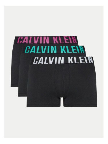 Calvin Klein Underwear Комплект 3 чифта боксерки 000NB3608A Черен