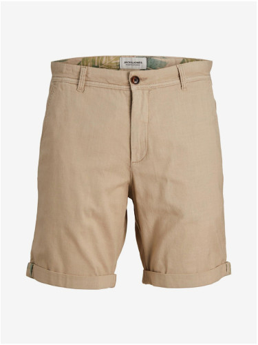 Beige Men's Jack & Jones Marco chino shorts - Men's
