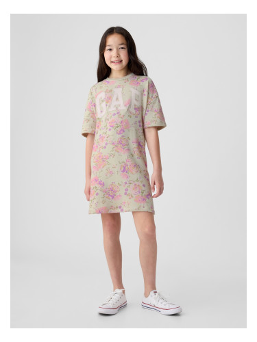 GAP Children's Dress with Oversize Logo - Girls