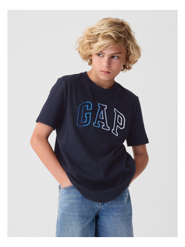 Dark blue boys' T-shirt with GAP logo