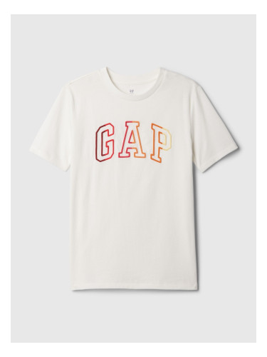 White boys' T-shirt with GAP logo