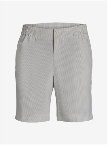 Grey men's shorts Jack & Jones Seersucker