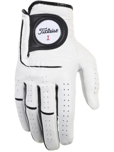 Titleist Players Flex Mens Golf Glove 2020 Right Hand for Left Handed Golfers White ML